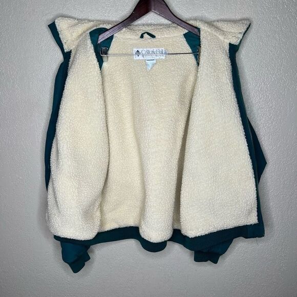 Vintage 90s Columbia Sherpa Lined Jacket XXL - Picture 5 of 7